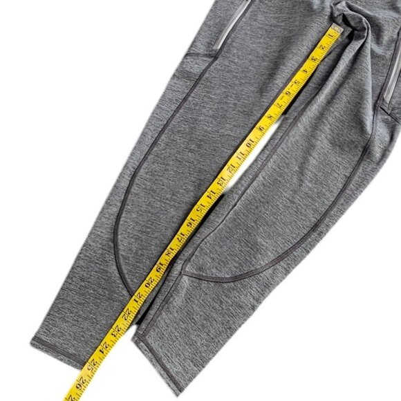 Athleta Womens Rainier Heatherd Tight, Grey, Athletic, Running, Gym, Size Medium - Picture 5 of 10